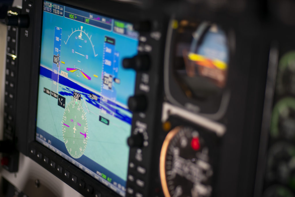 Garmin G1000 Trainer Primary Flight Display
