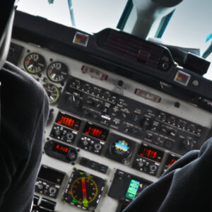 image of a cockpit