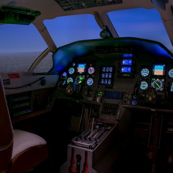 How Long Does It Take To Learn to Fly a PC-12_ 3 A view inside the PC-12 simulator