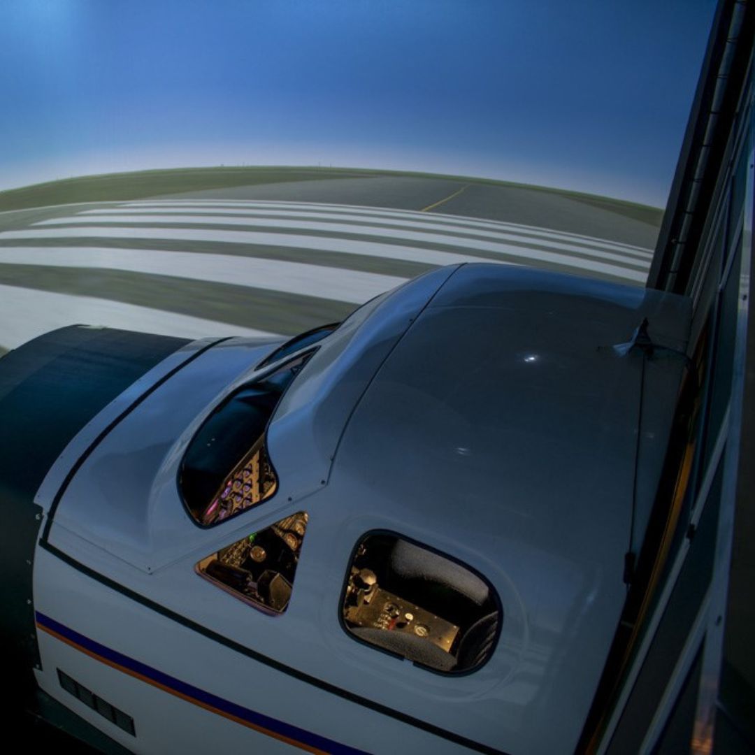 king air overhead view