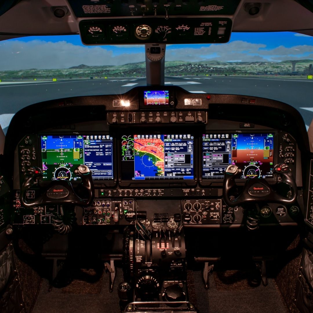 RTC flight training cockpit